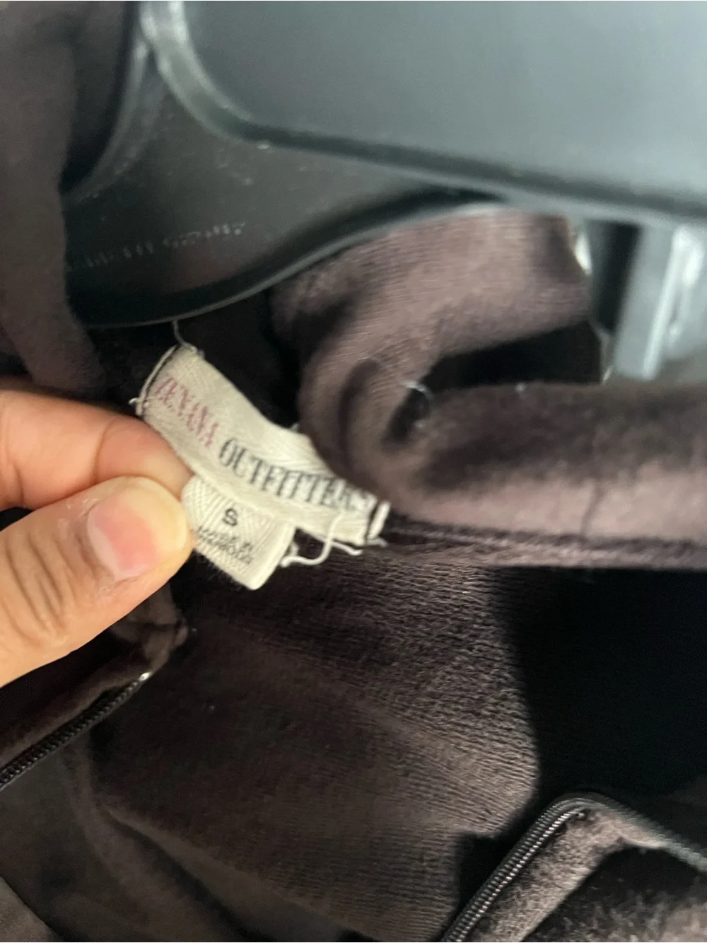 ☀️ Brown Zip-Up Hooded Sweatshirt - Picture 3 of 3